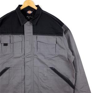 新品未使用品 ユーロ Dickies ディッキーズ ワークジャケット メンズUS-3XLサイズ グレー ブラック ヨーロッパ企画 jk-3220｜canopus-web-shop