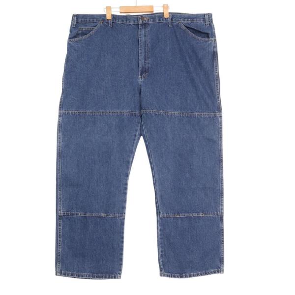 ディッキーズ Dickies ダブルニーデニムパンツ 古着 メンズW50/L32 ブルー系 pc-0...