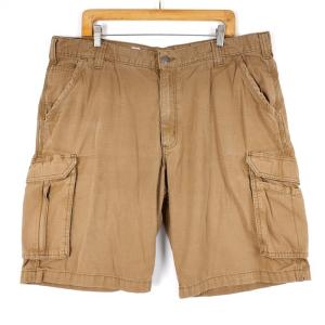 Carhartt カーハート Relaxed Fit リップストップコットンカーゴショートパンツ メンズW40 ブラウン系 ワーク ハーフパンツ pt-1012｜canopus-web-shop