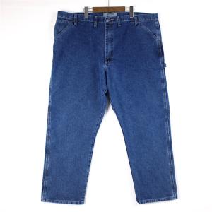 Wrangler Authentics ラングラー ライトオンス デニムペインターパンツ メンズW44 L30 ブルー ワーク ストレート pt-1115｜canopus-web-shop