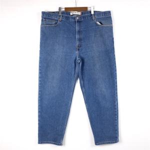 Levi's リーバイス 560 デニムパンツ ストレッチ素材 メンズW44 COMFORT FIT ルーズテーパードフィット ブルー pt-1231｜canopus-web-shop