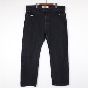 Levi's（リーバイス） 505 ブラックデニムパンツ メンズW40 STRAIGHT