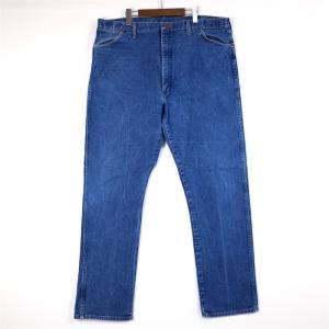 80's 90's USA製 Wrangler ラングラー 13MWZ カウボーイカット ストレートデニムパンツ メンズW44 ブルー ビンテージ pt-1282｜canopus-web-shop