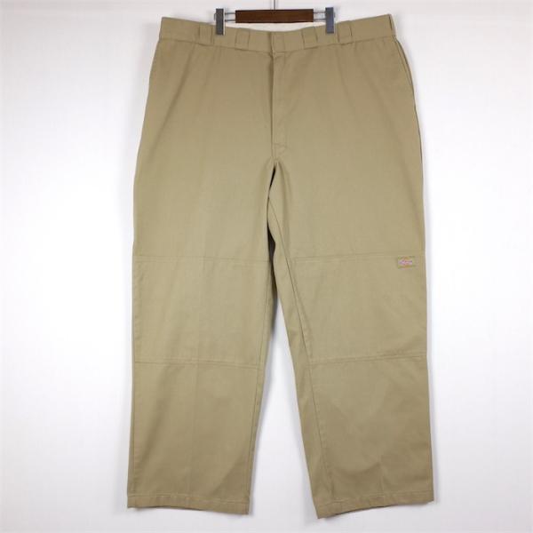 00&apos;s Dickies ディッキーズ ダブルニーワークパンツ メンズW46 カーキベージュ 852...