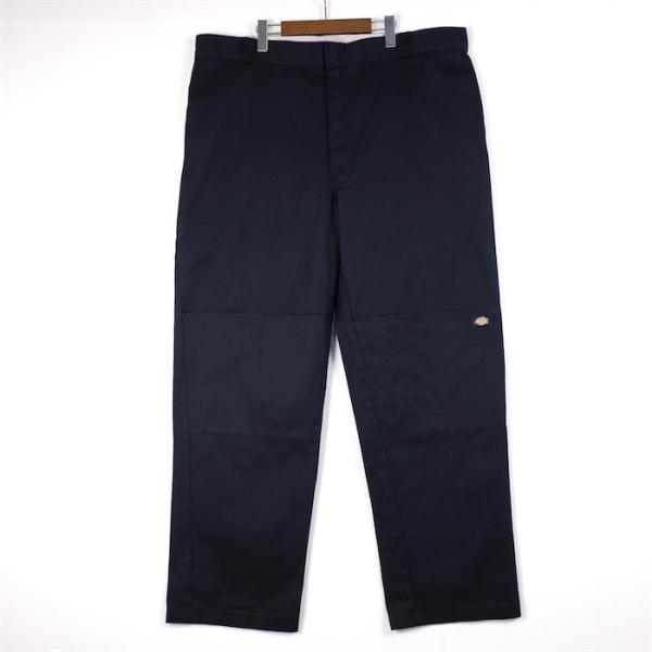 Dickies ディッキーズ ダブルニーワークパンツ メンズW44 ブラック 85283BK LOO...