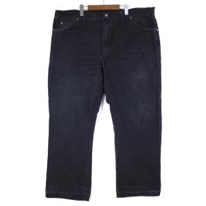 美品00s DICKIES ブラックペインターパンツ ダック地 Y2K ワーク Dickies（ディッキーズ） ダック地ワークペインターパンツ メンズW42