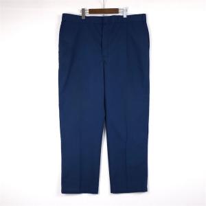 80's 90's USA製 Dickies ディッキーズ 874ワークパンツ メンズW42 ネイビー 薄手 ビンテージ 大きいサイズ pt-1314｜canopus-web-shop