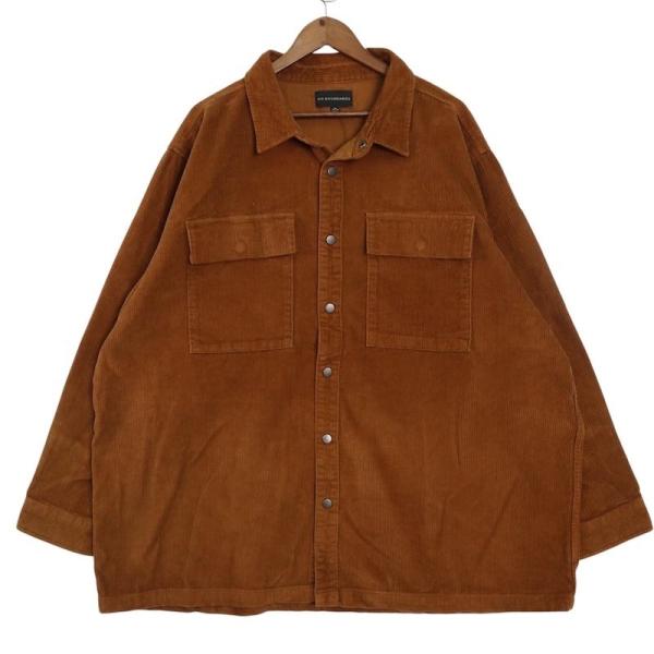 No Boundaries 太畝 長袖コーデュロイシャツ 大きいサイズ古着 メンズUS-3XLサイズ...