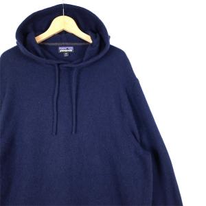 Patagonia パタゴニア カシミヤフーフーディー メンズUS-XXLサイズ カシミア ニットパーカー セーター ネイビー 50860FA20 sh-3905｜canopus-web-shop