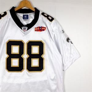 Reebok NFL EQUIPMENT リーボック ゲームシャツ ワッペン メンズ48サイズ New Orleans Saints #88 SHOCKEYユニフォーム sh-4095｜canopus-web-shop