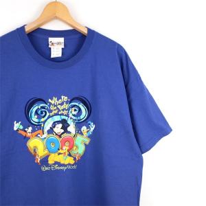 00's ディズニー 半袖プリントTシャツ メンズUS-XLサイズ ミッキーマウス ドナルド グーフィー プルート ティンク チップ＆デール t-2003n｜canopus-web-shop