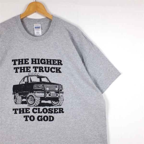 GILDAN HIGHER THE TRUCK クルーネック半袖Tシャツ メンズUS-2XLサイズ ...