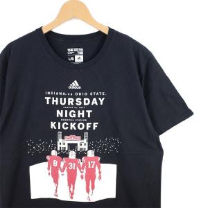 ナイキ クルーネック 半袖プリントTシャツ NHL アメリカンフットボール メンズ US-Lサイズ 黒 ブラック系 tn-0042n｜canopus-web-shop