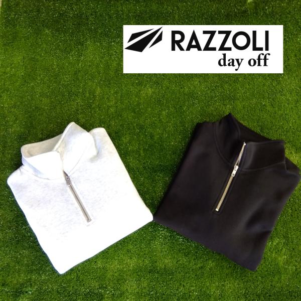 スウェット　ハーフジップスウェット　カジュアル　アウトドア　キャンプ　RAZZOLI dayoff
