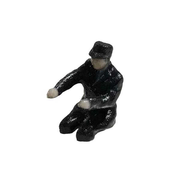 フルカラー汎用運転士フィギュア （彩色済）（1/80）　すずめ模型製3Dプリントパーツ　HO-S30...