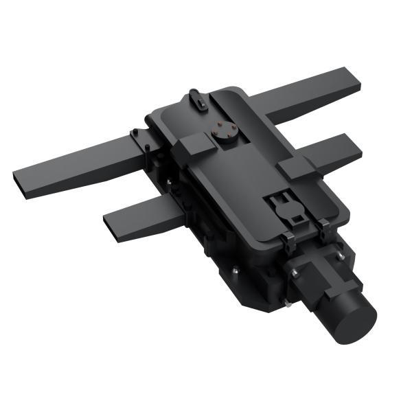 動力式転轍機（1/80）4個入り　すずめ模型製3Dプリントパーツ　HO-S192