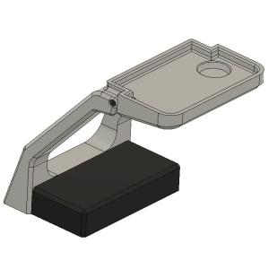 座席用テーブル（10個入）　[1/80]すずめ模型製3Dプリントパーツ　HO-S138