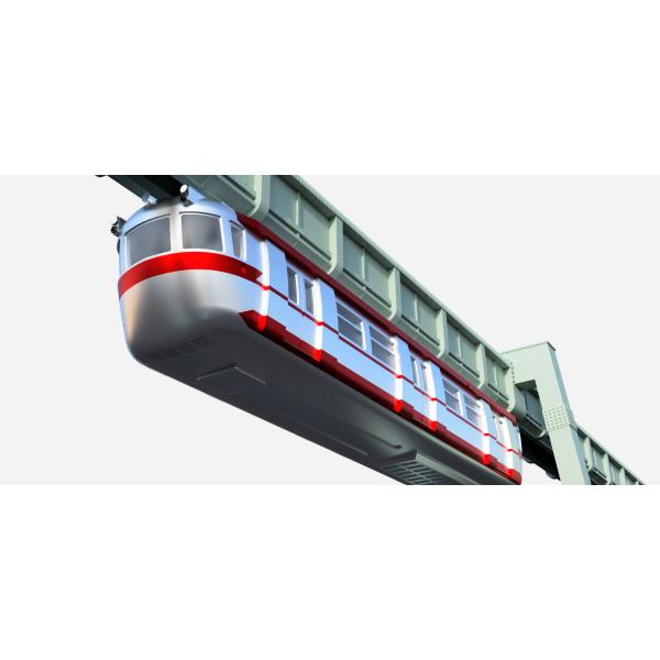 東山公園のモノレール（未塗装版）（1/150）　すずめ模型製3Dプリントパーツ　N-S287