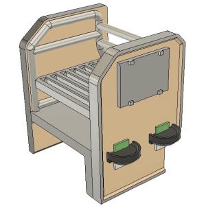 キハ261-5000系の車内再現セット すずめ模型 3Dプリントパーツ