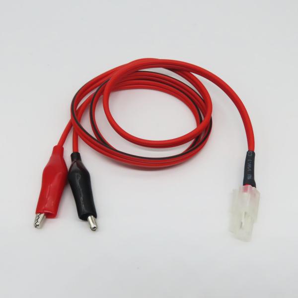 パワーパックにさせるテスト用クリップ付ケーブル