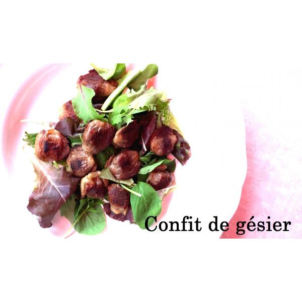 砂ズリのコンフィ