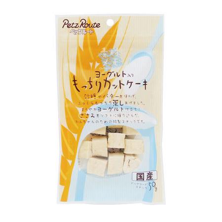 ペッツルート　素材メモ　ヨーグルト入り　もっちりカットケーキ　５０ｇ