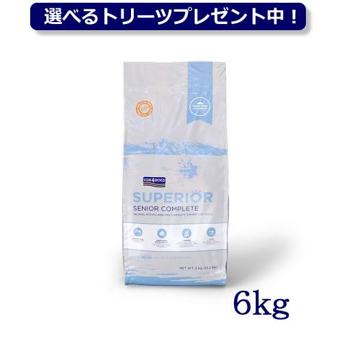 フィッシュ４ドッグ　スーペリア ウェイトコントロール 6kg（選べるトリーツ プレゼント中）