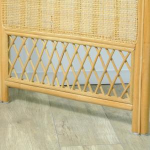 籐 ラタン 2連 衝立 ついたて スクリーン ...の詳細画像4