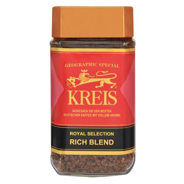 KREIS クライス インスタントコーヒー ジオグラフィックスペシャル リッチブレンド 100g 瓶...