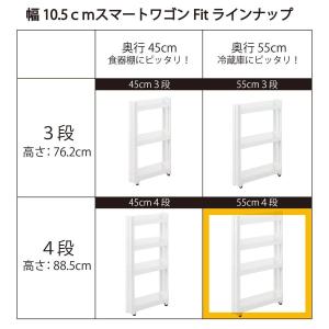 不動技研スマートワゴンFit W100 55-4段 F2573｜caply