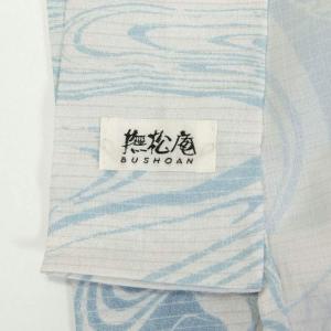 浴衣 撫松庵 ブランド 女性 ゆかた 単品 東レ セオアルファ 墨流し金魚｜caply