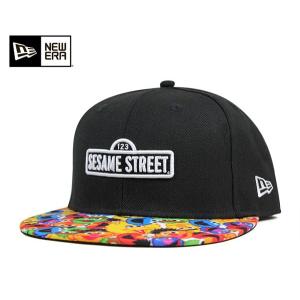 ニューエラ セサミストリート スナップバックキャップ キャラクター ブラック 帽子の商品画像