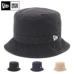 ニューエラ ハット バケット ウォッシュ加工 コットン