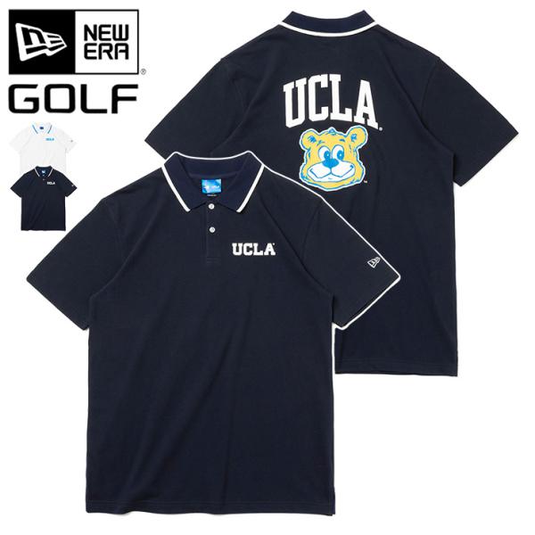 ニューエラ 半袖ポロシャツ UCLAコラボ