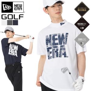 NEW ERA - 半袖 ユーティリティー ミッドネック Tシャツ NEW ERA ゴルフ 半袖 ユーティリティー ミッドネック Tシャツ NEW ERA GOLF CLUB