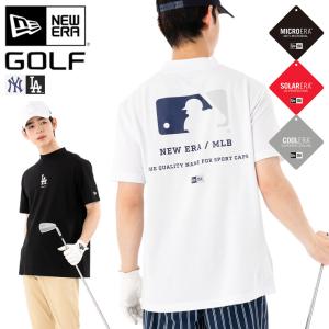 NEW ERA ニューエラ　鹿の子 ミッドネック Tシャツ ボーダー　ゴルフ ニューエラ（NEW ERA）（メンズ、レディース）ゴルフウェア