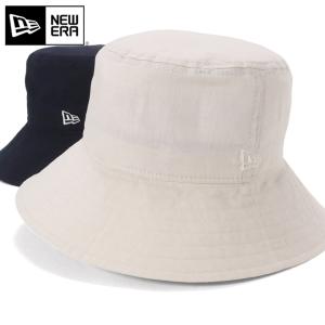 NEW ERA（ニューエラ） つば広バケットハット 筆記体ロゴ ONSPOTZ別注