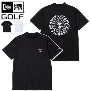 ニューエラゴルフ ミッドネック半袖Tシャツ スヌーピーコラボ