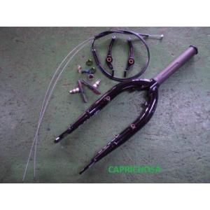 KGB SPACE2 FORK BLACK　アーチ＆ブレーキワイヤー付