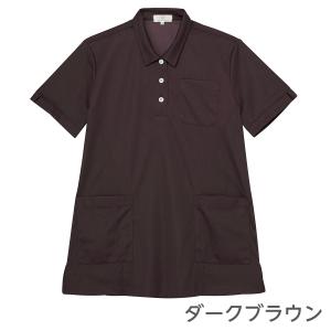 シックカラーなチュニック丈介護用ポロシャツ S...の詳細画像2
