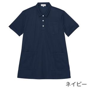 シックカラーなチュニック丈介護用ポロシャツ S...の詳細画像3