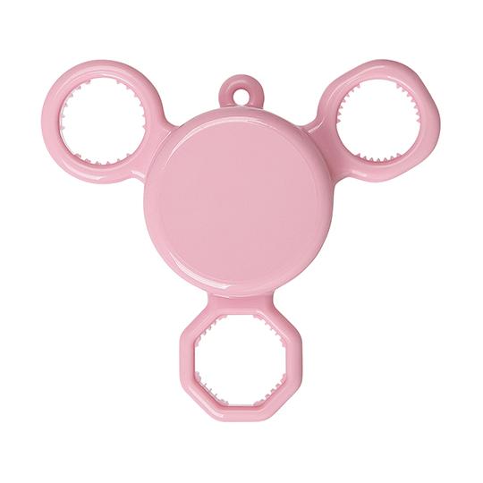 キャップオープナー ピンク ペットボトル ふた パウチ キャップ 小森樹脂