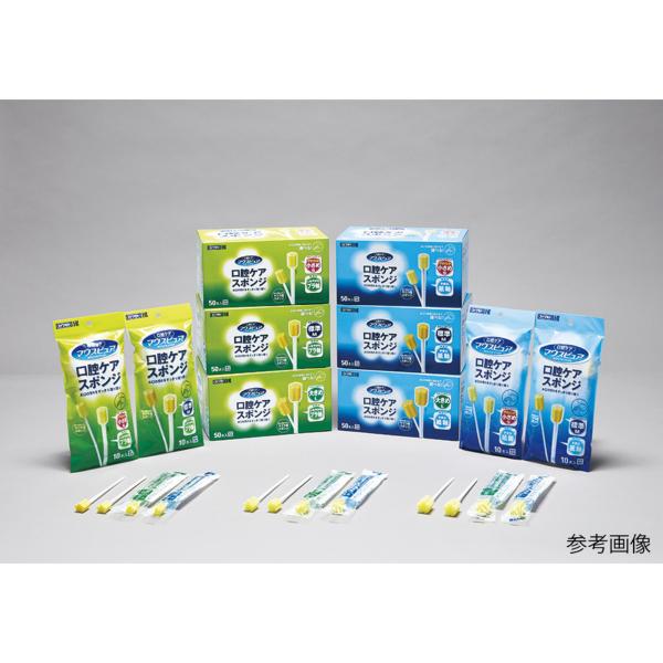 口腔ケアスポンジ マウスピュア R 10本 50本 | プラスチック軸 ふつう やわらかめ 口腔ケア...