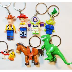 ブロックキーホルダー　レゴ風　トイストーリー　