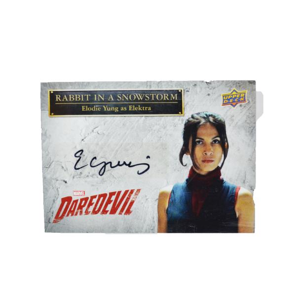 エロディユン　エレクトラ　デアデビル　直筆サイン　トレカ　カード