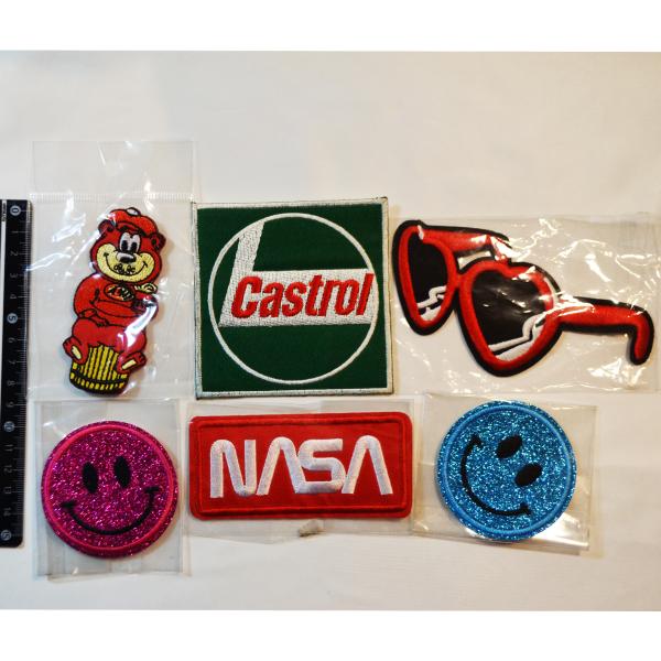 アメキャラ　アイロンワッペン　バラ売り　A&amp;W NASA スマイル　No.11