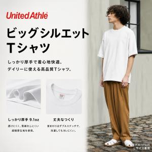 Tシャツ メンズ 半袖 厚手 厚地 無地 ユナ...の詳細画像1