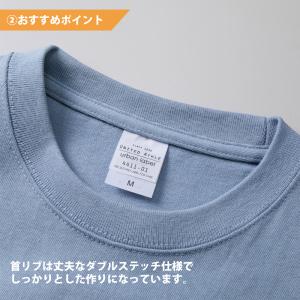 Tシャツ メンズ 半袖 厚手 厚地 無地 ユナ...の詳細画像5