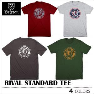 BRIXTON ブリクストン Tシャツ RIVAL ブラック グリーン ワイン ヘザーグレー トップス スケート メンズ レディース