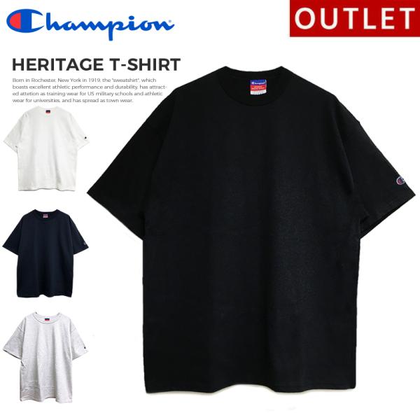 【アウトレット商品】 Tシャツ メンズ トップス Champion チャンピオン ヘリテージ ヘビー...